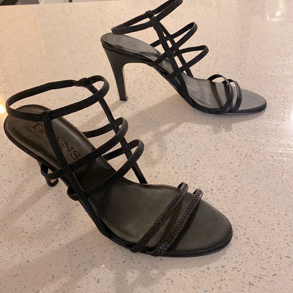 Vintage strappy cage heels